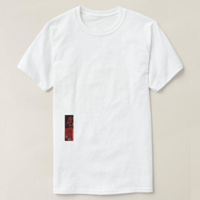 Camisa de impressão Hem 1 - Anêmona Pássaro Lua (Frente do Design)