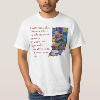 Camisa de Indiana - costume com eleição ou o outro
