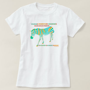 Camisa de inspiração da zebra da síndrome do ED