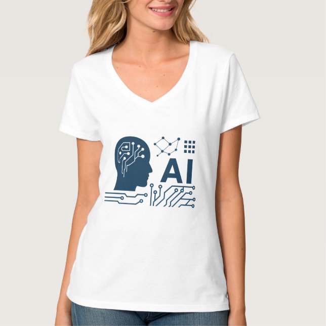 Camisa de inteligência geral artificial (Frente)