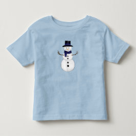 Camisa de Inverno Encantador de Boneco de Neve par