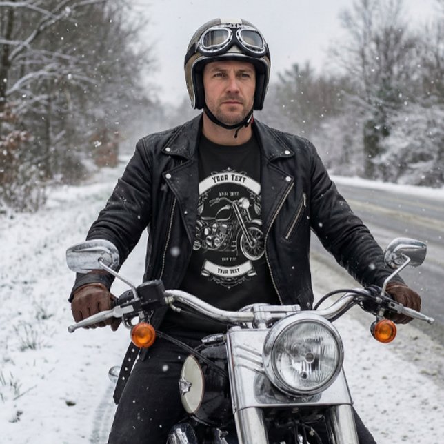 Camisa de Inverno Personalizada para Motociclista (Criador carregado)