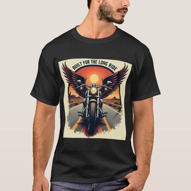 Camisa de Irmandade de Motociclista de Estrada no  (Frente)