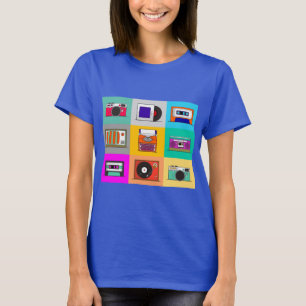 Camisa de Itens Retroativos - Estilo de Vintage Te