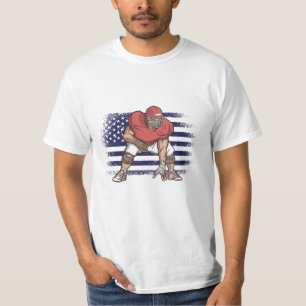 Camisa de Jersey de Fã de Futebol Americano Bandei