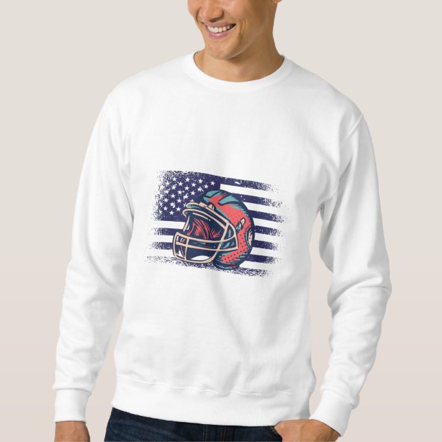 Camisa de Jersey de Fã de Futebol Americano Bandei (Frente)