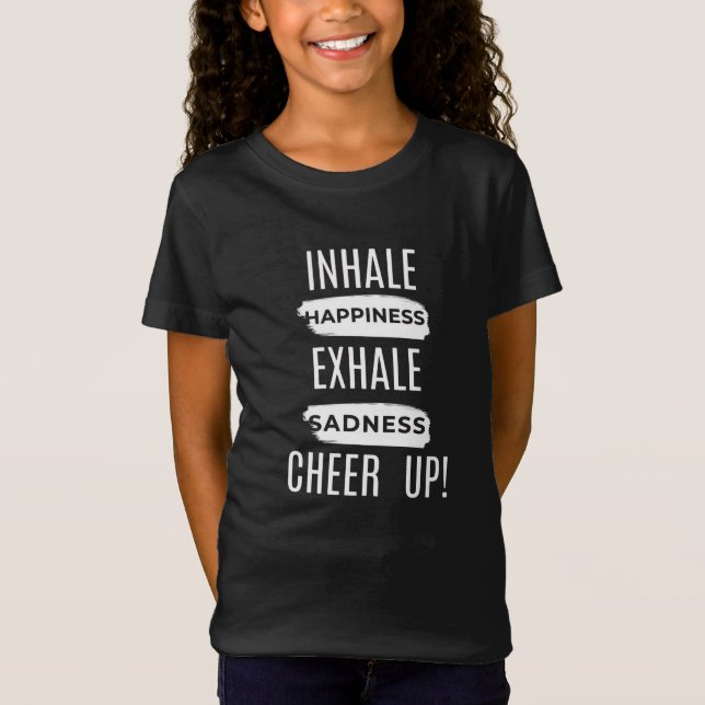 CAMISA DE JERSEY PARA MENINAS INALAM E EXALAM ÂNIM (Frente)