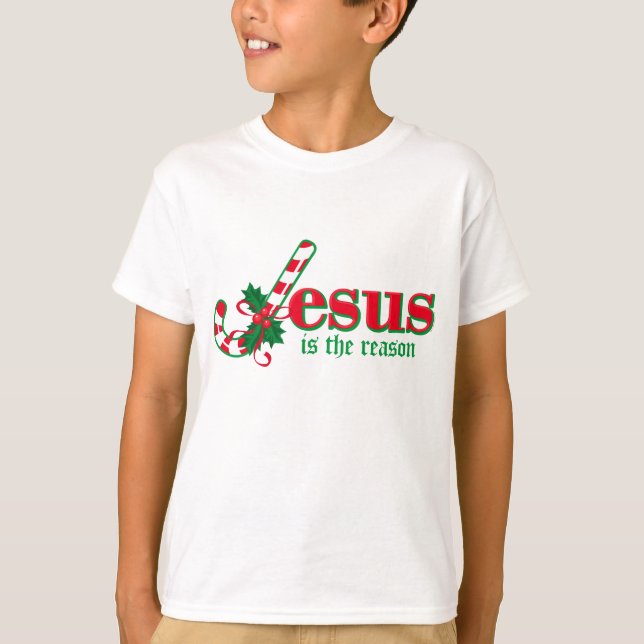 Camisa de Jesus Candy Cane (Frente)