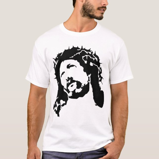 Camisa de Jesus do estêncil (Frente)