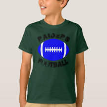 Camisa de Jogador de Futebol Azul para Meninos com