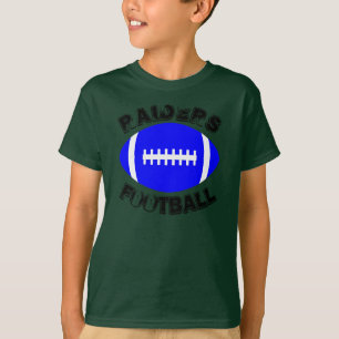 Camisa de Jogador de Futebol Azul para Meninos com