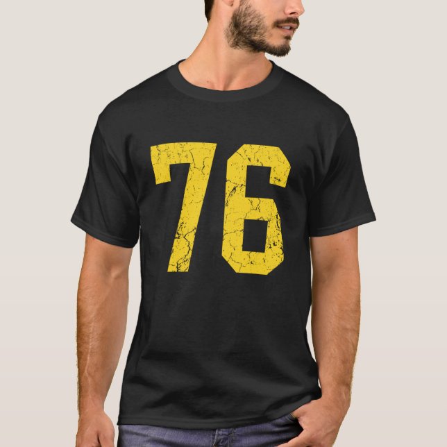 Camisa de jogador Uni dourado brilhante envelhecid (Frente)