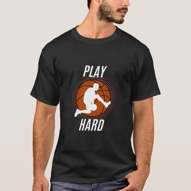 Camisa de jogar Duro de basquete (Frente)