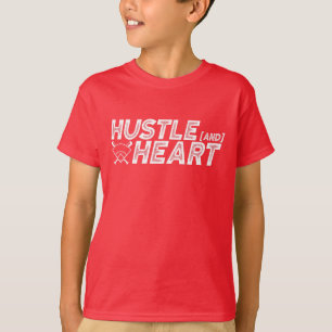 Camisa De Jogo De Hustle E Cardíaco Para Meninos