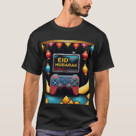 Camisa de jogos da Pixel Art Eid Mubarak