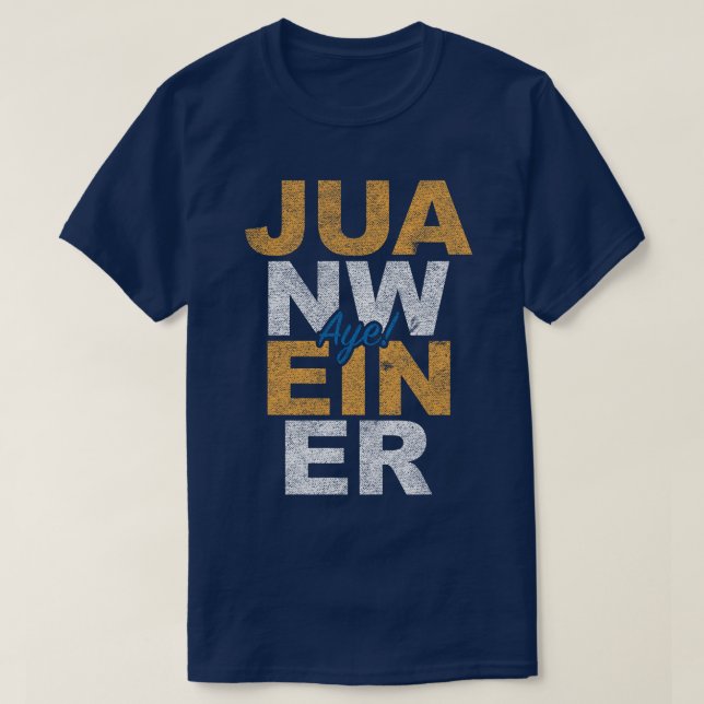 Camisa de Juan Weiner (Frente do Design)