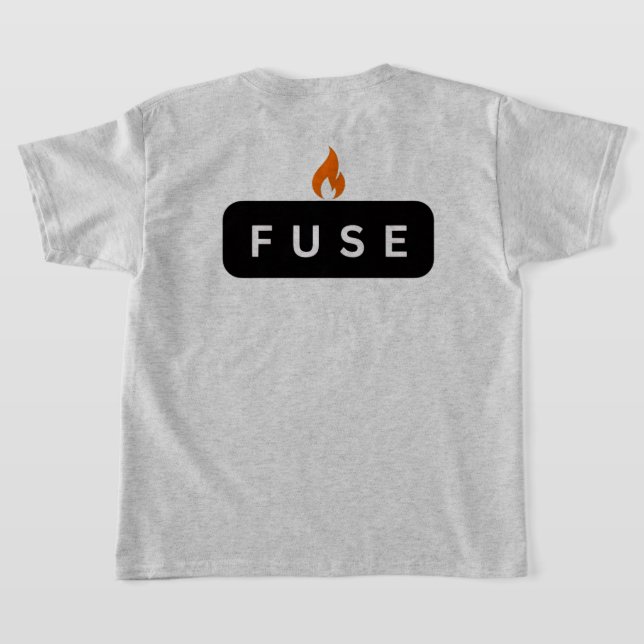 Camisa de Juventude FUSE (Postura das costas)