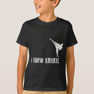 Camisa de Karate Eu Sei Karate Presente Legal de A