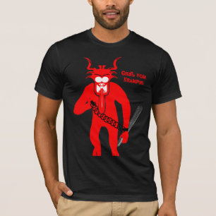 Camisa de Krampus do vom de Gruß