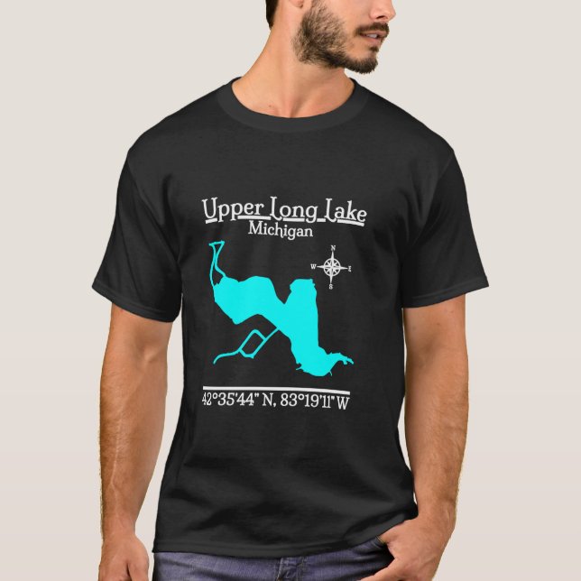 Camisa de Laca Longa do Alto Lago Michigan (Frente)