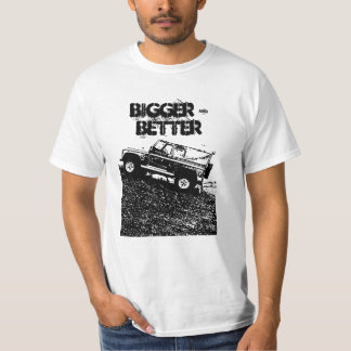 Camisa de land rover t, mais grande & melhor