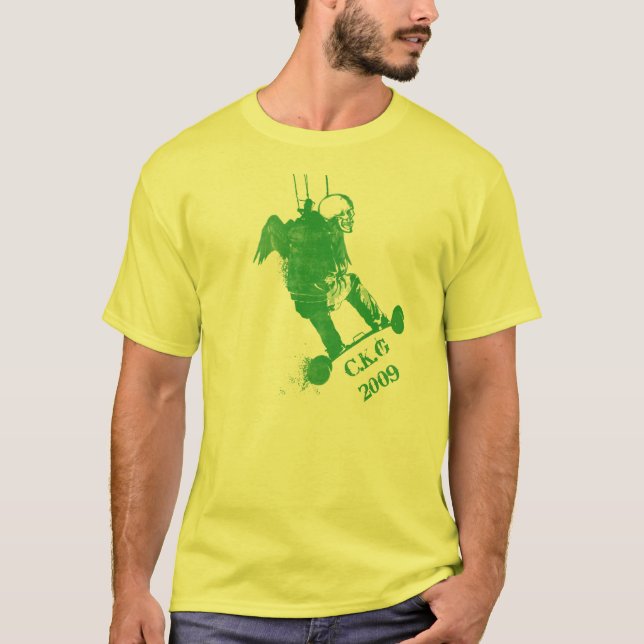Camisa de Landboarding T do papagaio (Frente)