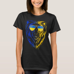 Camisa de Leão da Ucrânia Apoie a Ucrânia #nowar F