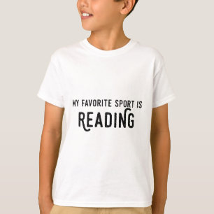 Camisa de Leitura Meu Esporte Favorito É Professor