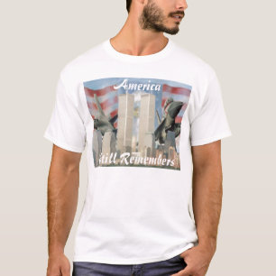 Camisa De Lembrança Das Torres Gêmeas 9/11