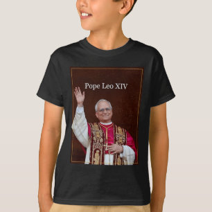 Camisa de Leo Xiv do Papa deus abençoe
