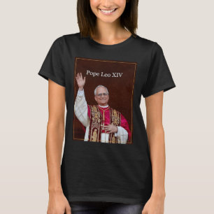 Camisa de Leo Xiv do Papa deus abençoe