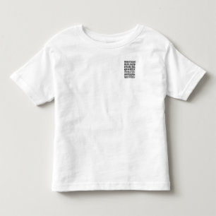 Camisa de letras gótica