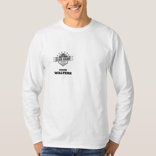 Camisa de Leve Longa da Equipe de Hockey (Frente)