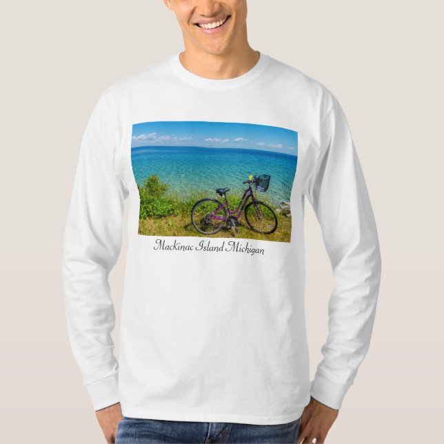 Camisa de Leve Longa da Ilha Mackinac (Frente)
