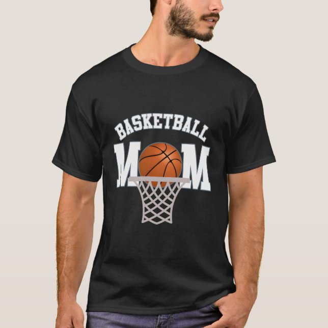 Camisa de Leve Longa Mãe de Basquete (Frente)