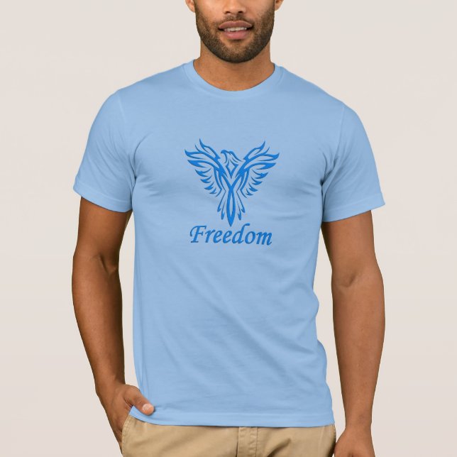Camisa de liberdade - escolha estilo e cor (Frente)