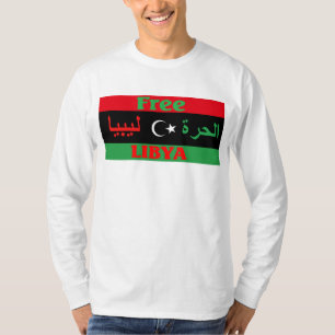 Camisa de Líbia - ليبياالحرة livre de Líbia
