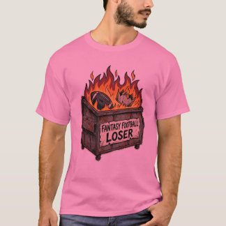 Camisa de Lixeira de Queima de Perdedor de Futebol