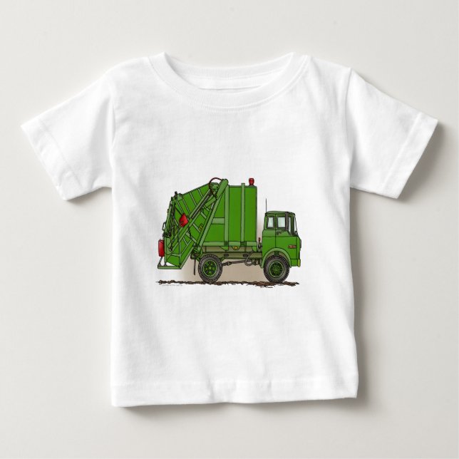 Camisa de Lixo Verde Bebê (Frente)