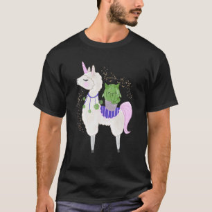 Camisa de Llamacorn de Gato para Crianças e Mulher