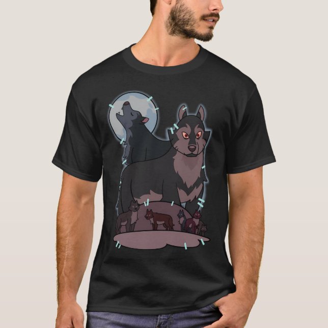Camisa De Lobo De Caçadores Da Coruja (Frente)