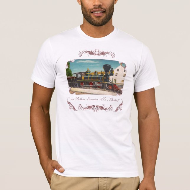 Camisa de Locomotiva Masculina Vintage (Frente)