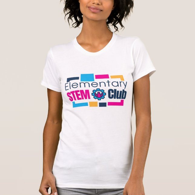 Camisa de logotipo do clube STEM elementar (Frente)