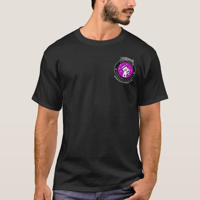 Camisa de logotipo simples oficial masculino (Frente)