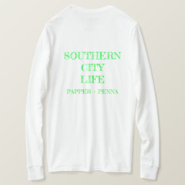 Camisa de Longa Folga Vida da Cidade do Sul