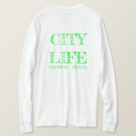 Camisa de Longa Folga Vida da Cidade do Sul