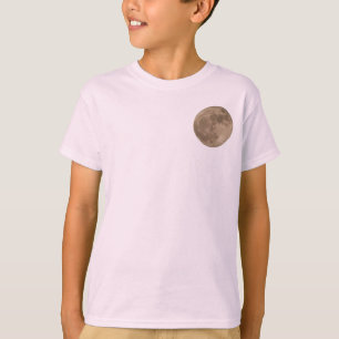 Camisa de Lua das Crianças Camada de Lua Cheia Cam