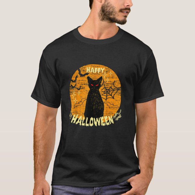 Camisa de Lua de Chapéu de Bruxa (Frente)