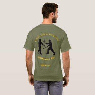 Camisa de Luta de Pau Verde Artes Marciais Filipin