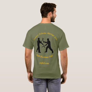 Camisa de Luta de Pau Verde Artes Marciais Filipin